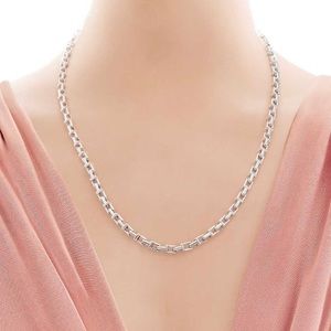 Tiffany & Co. T Chain Sterling Silver Necklace